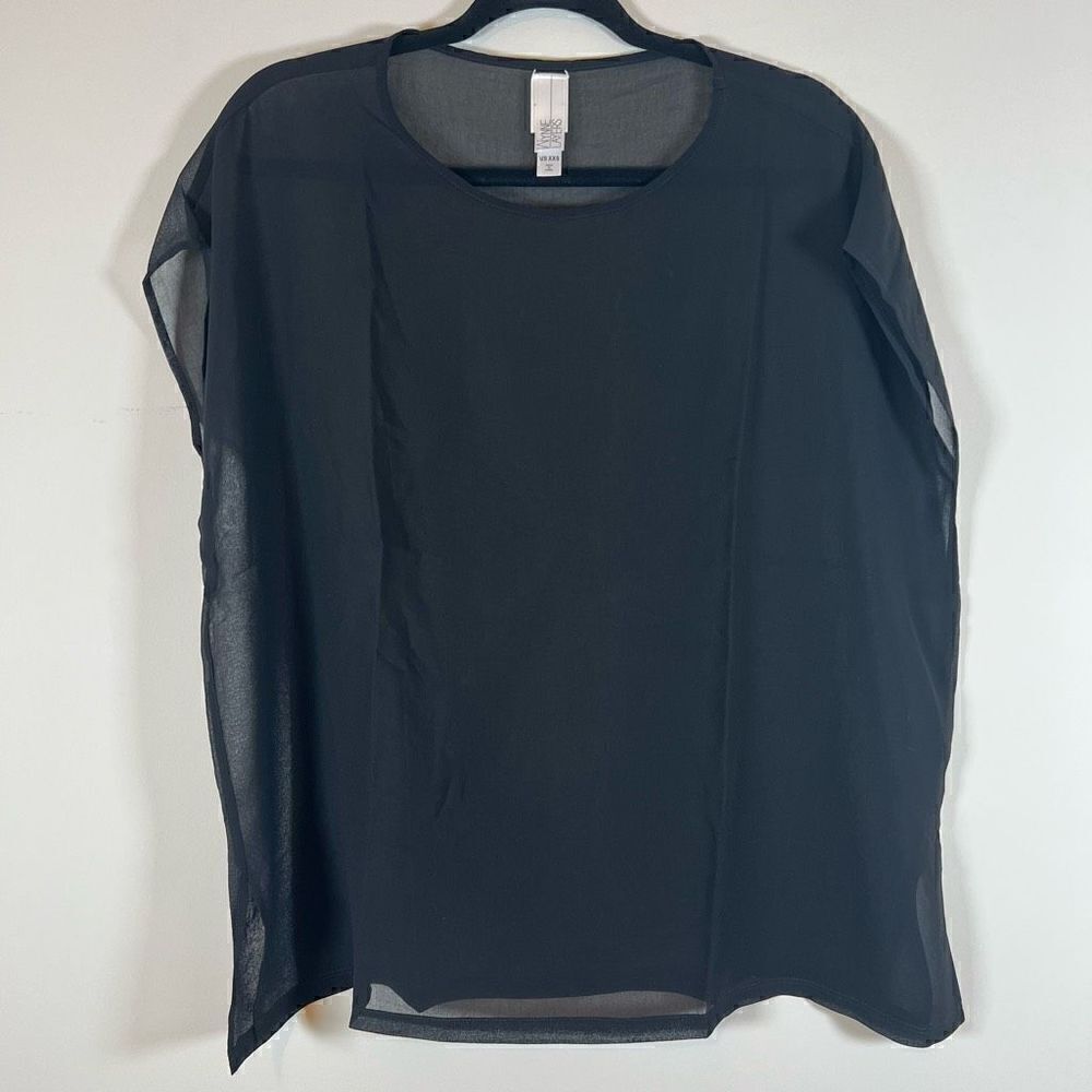 NWOT Wynn Layers Mesh‎ Black Top XXS